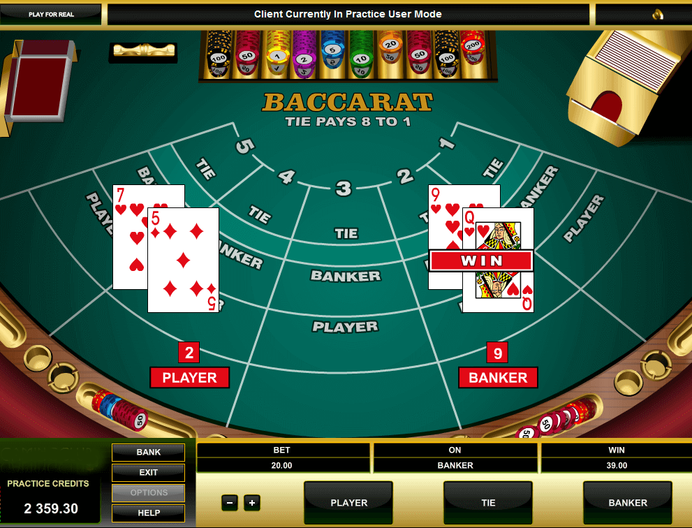 Play Baccarat Online for Money