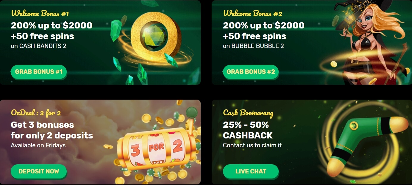 Ozwin Casino 100 No Deposit Bonus Codes