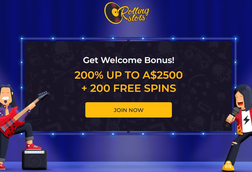 Rolling Slots Welcome Offers